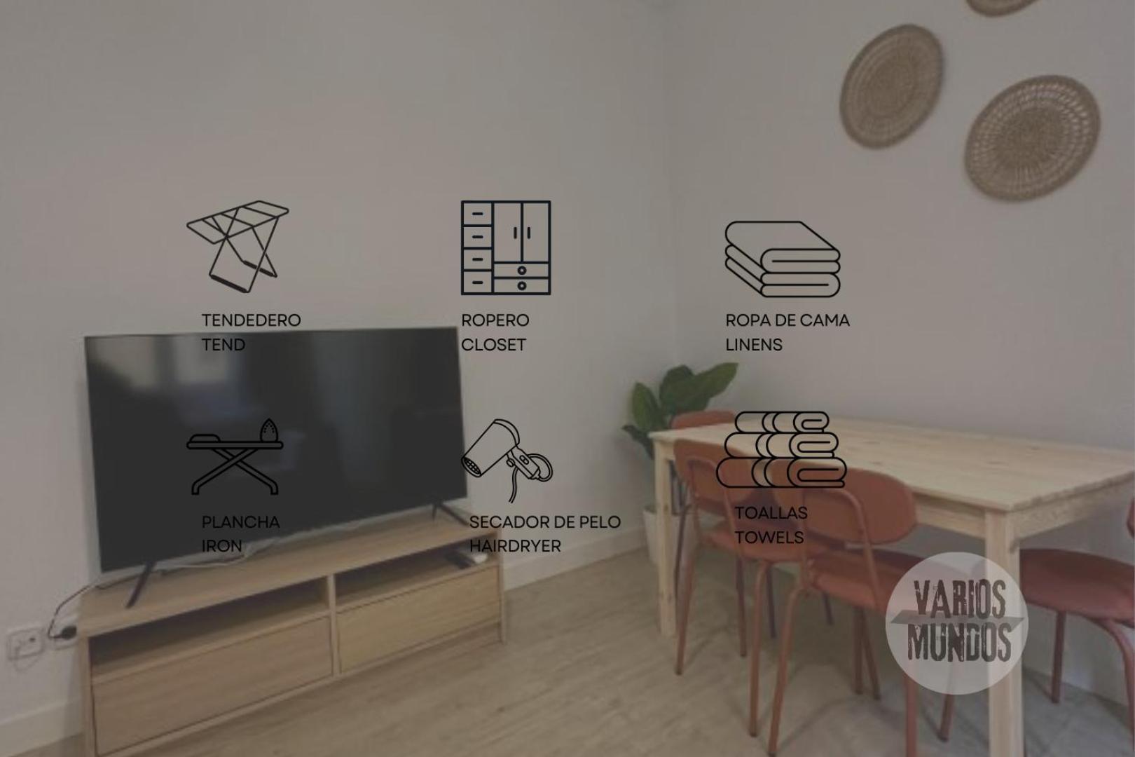 Central Loft Para 3Pax En Huertas-Cortes Madrid Eksteriør bilde